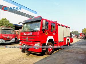 Quality Howo 4x2 Emergency Rescue Fire Truck With Folding Crane wholesale