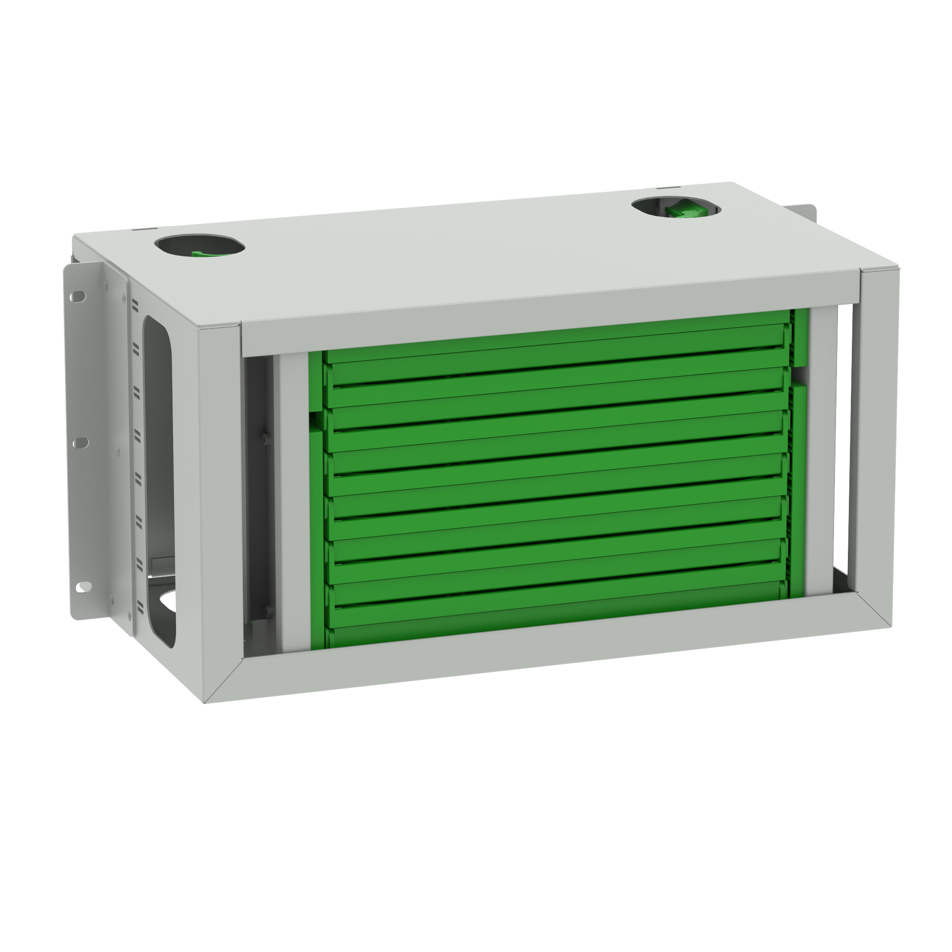 96 Ports Optic Fiber Distribution Patchpanel for Sub Optic Distribution Frame in White