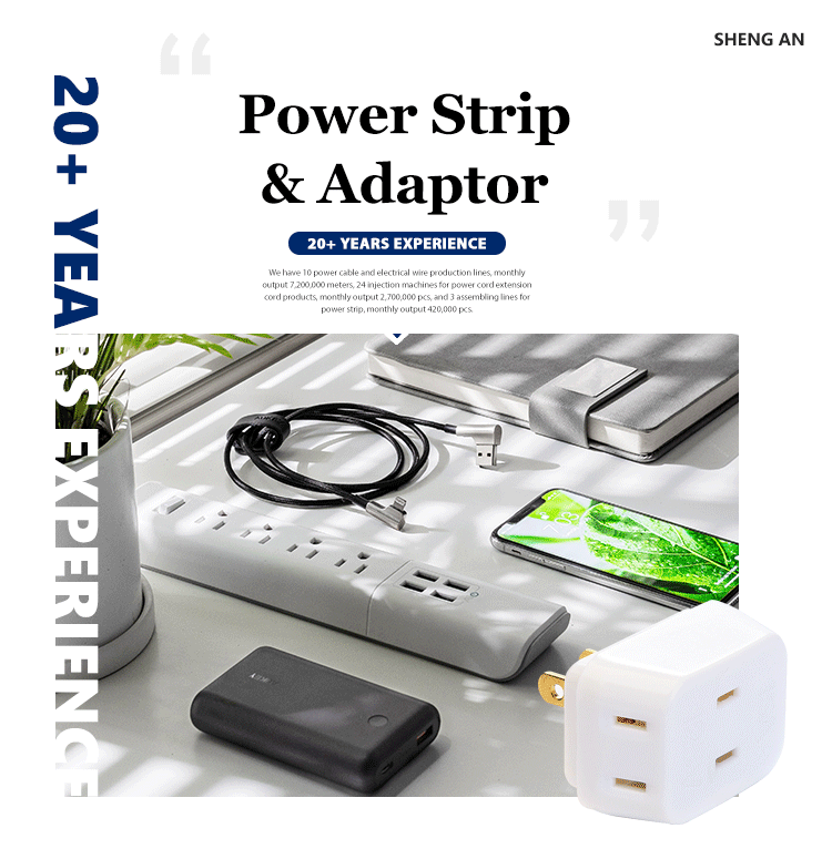 250V Extension Cord Universal Socket 3M 5M Cable 4-Hole Power Strip 3x4 Power Cable 16A for Multiple Outlets and Devices