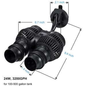 Quality Submersible Wave Maker Aquarium Pump 16W For Freshwater Saltwater wholesale