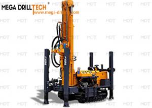 China Borehole Water Well Drill Rig Dual Motor Rotating on sale