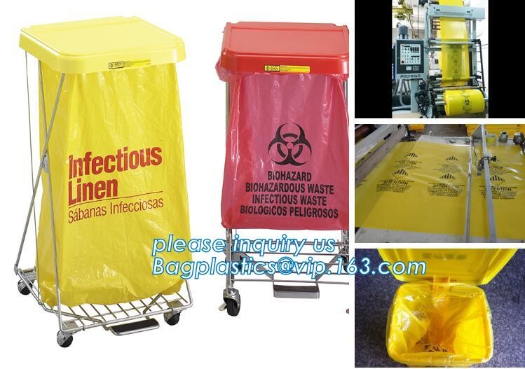 Bio Hazard Tote Bags,Stick-on Red Bio Hazard Waste Bags 6" x 6" 200/Bx,Shop Bio Hazard Shoulder bags online bagease pack