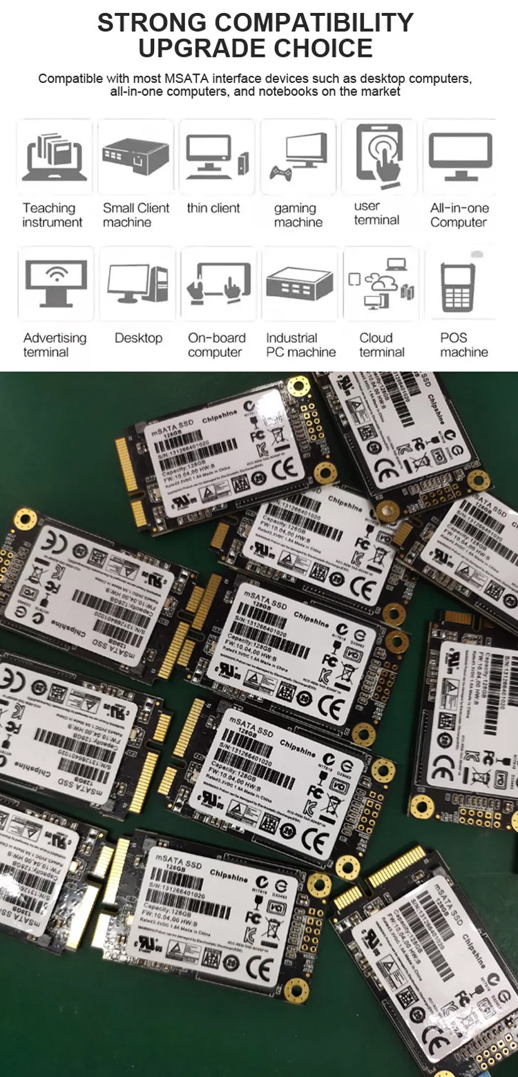 Fast 85000 IOPS Mini Sata Ssd 512 Gb 1tb 2tb