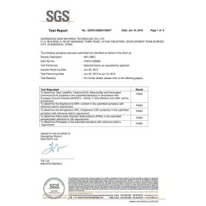 Guangzhou QIDA Material & Technology Co., Ltd Certifications