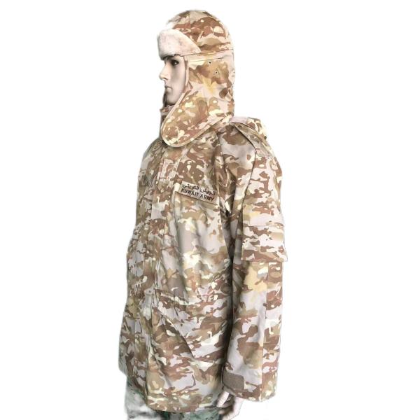 Polyester / Cotton M65 Military Winter Jacket Functional Waterproof