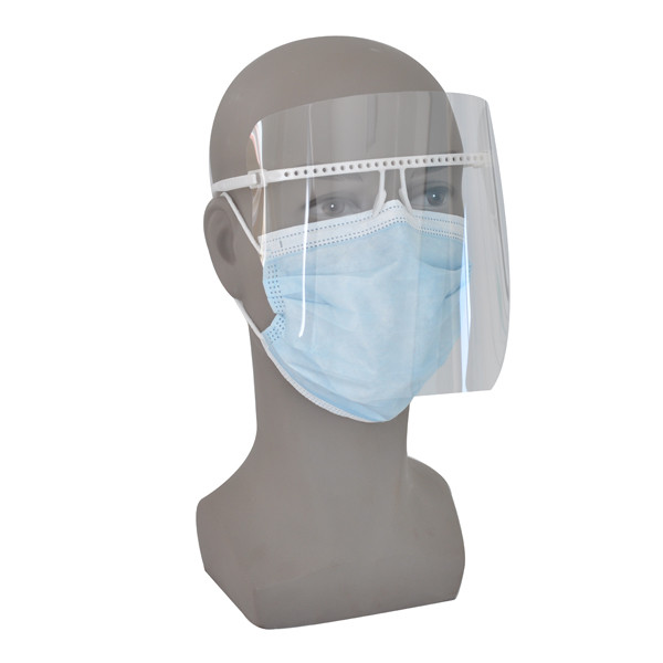 Half Size 2.3cm 43g Multifunctional Transparent Face Shield