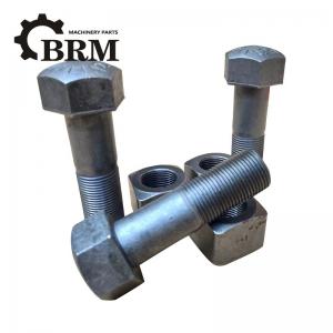 Quality Forging Casting Track Shoe Bolts And Nuts Plain Finish For erpillar wholesale