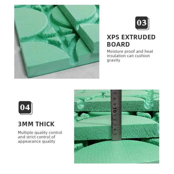 Moisture Proof Under Floor Heating Boards Underfloor Heating Insulation Mats XPS core