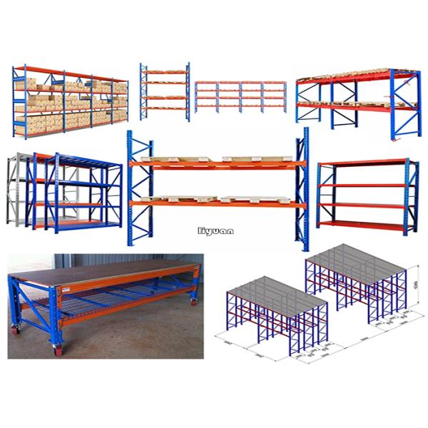 Steel Structure Medium Duty Shelving Racking Q235 Steel Strong Racks Durable