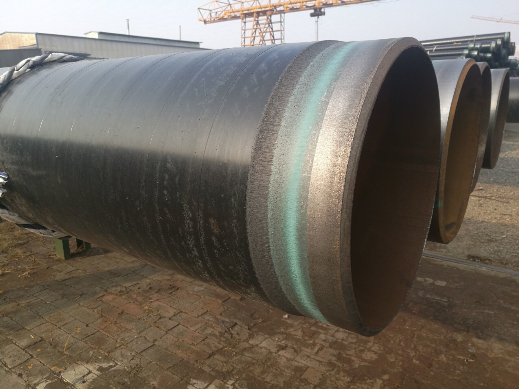 API 5L X42 3PE Coating Saw Steel Pipe For Well Drilling Filed