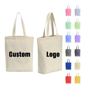 China Personalised Canvas Tote Beach Bag Pocket Zipper Cotton For Women on sale