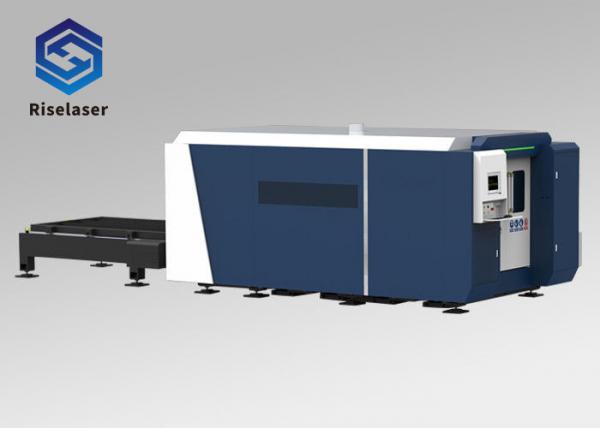Cheap CNC Metal Industrial Laser Cutting Machine 380V / 50Hz 1kw 1.5kw Laser Source for sale
