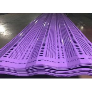 China Three Peaks Construction Windbreak Fence 1mm Thick on sale