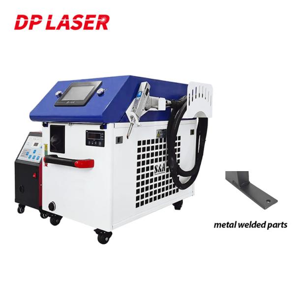 Cheap Portable 1000w Fiber Laser Welder Raycus MAX IPG BWT Laser Source With S&A Chiller for sale