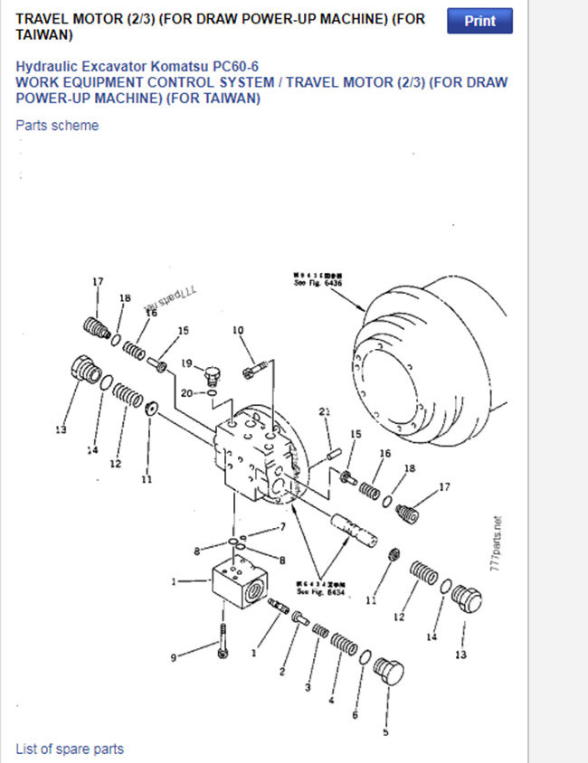 PC60-6 PC60-7 SK60-3 Komatsu Gearbox 201-60-67200 Komatsu Final Drive Parts