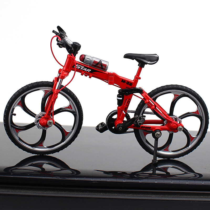 Items Creative Alloy Bicycle Models Ornaments Mini Bicycle Metal Toy Models Collection
