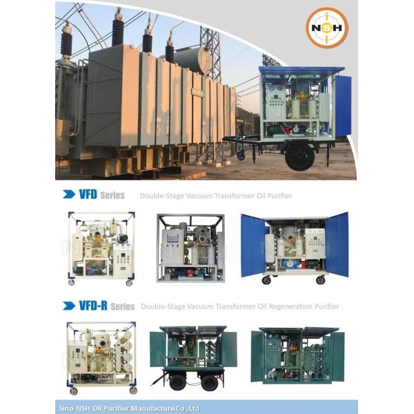 Vacuum Oil Purifier System Insulation Oil Purifier Transofrmer Oil Filter Machine
