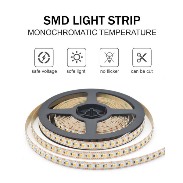 120leds 8mm 4000K Natural One light one cut IP65 Waterproof SMD2835 Led Strip Light