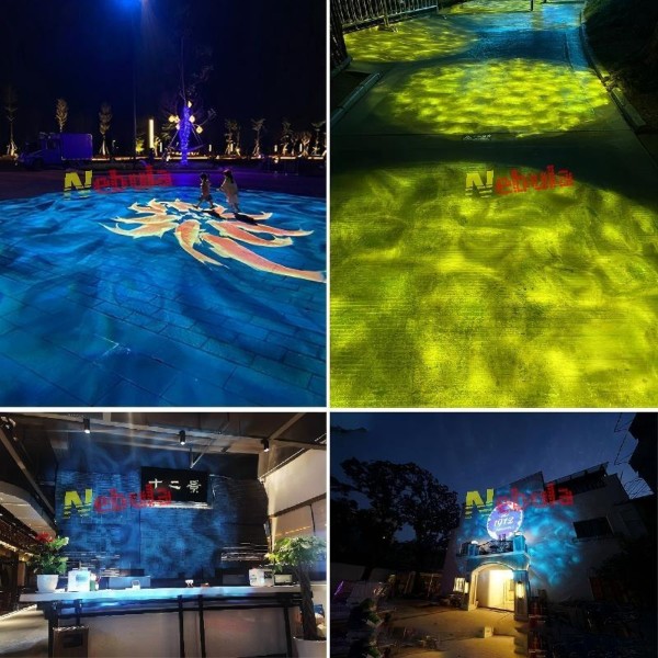 300W LED Ripple Water Effect Projector Outdoor Landscape Wedding Decoration Light
