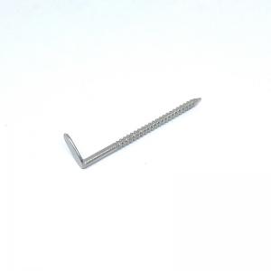 Quality Right Angle Head Stainless Steel Clinch Nails Annular Ring Shank Type wholesale