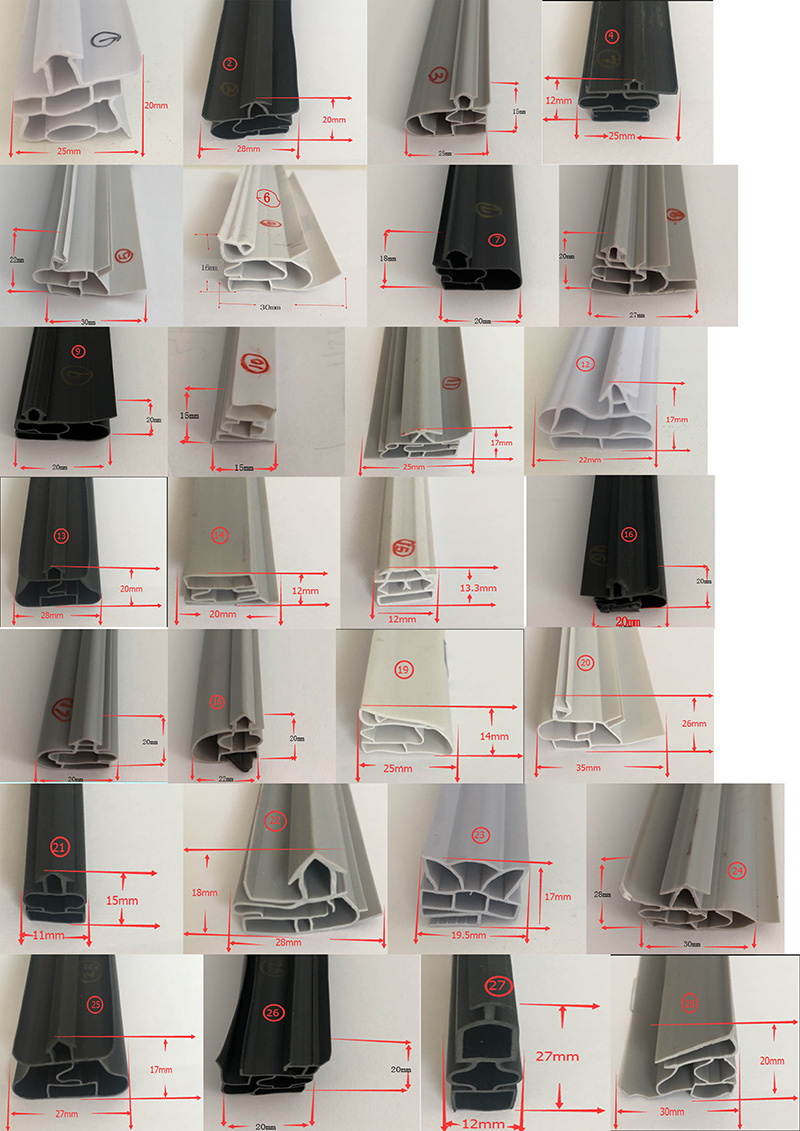 Refrigerator Spare Parts Choice from Our Catalog for Custom Replacement Door Gasket