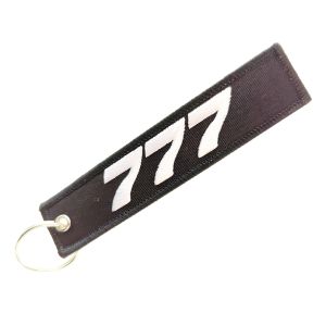 Embroidered Flight Keychains Custom Embroidery Keychain Woven Key jet Tag Fabric Car Keychain