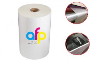 China Double Side Corona Treated Thermal Laminate Roll , Spot UV Varnish Thermal Film on sale