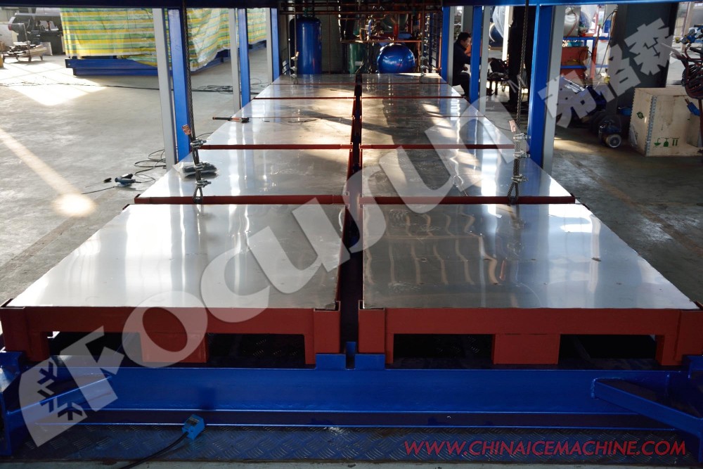 Water Cooling Direct Cooling System Containerized Ice Block Making Machine 10 ton/day