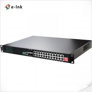 China 802.3at Rackmount PoE Switch 24 Port 10/100/1000T 4 Port 1000X on sale