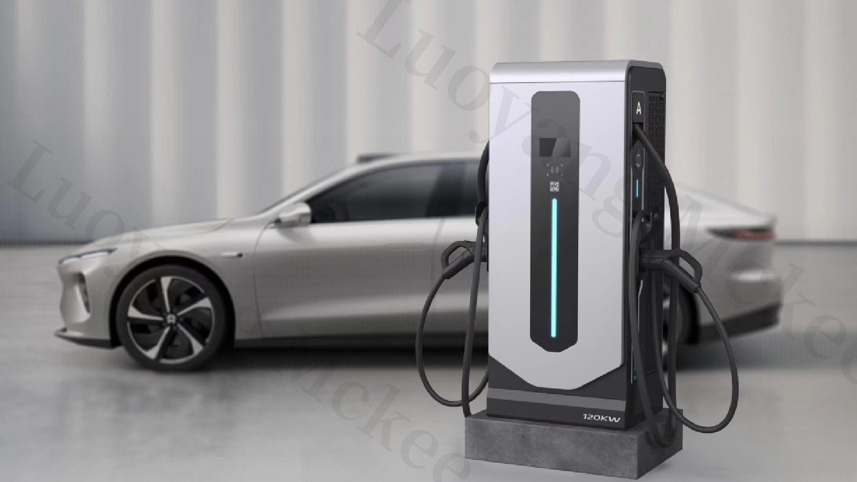 CE 2 Years Warranty Commercial EV DC 120KW DC Fast Charger OCPP1.6J