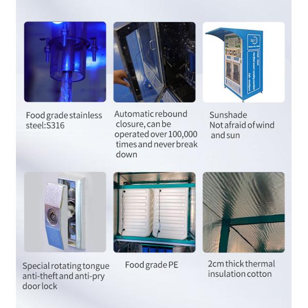 Hot Selling Wholesale RO Wall Hanging 400 Gallon IC Card Pure Water Vending Machine