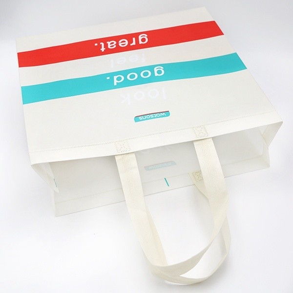 Hot Selling Eco- friendly Recycled Laminated Non Woven Shopping Bag With Custom Logo