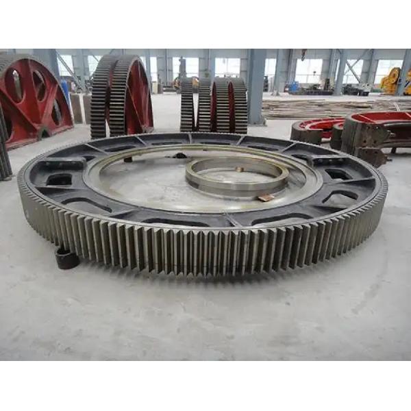 Ball Mill Large Gear Ring Cast Steel Tooth Surface Fine Grinding Customization