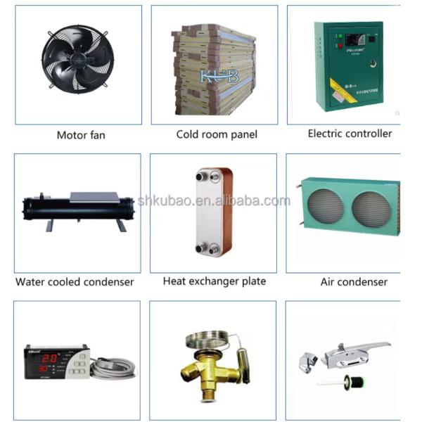 R404A Cold Storage Plant 81m³ Temperature 0 To 12℃ For Vegetable