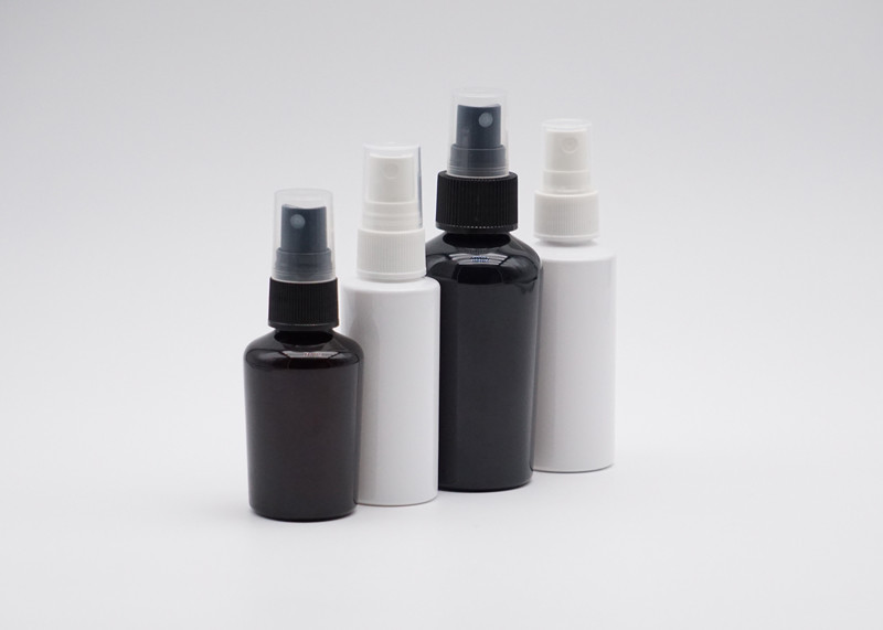 Blue 50ml Empty Fine Mist Spray Bottle Plastic Cylinder