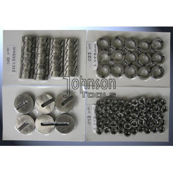 Crown , Turbo , Pie Type Diamond Core Bit Segments For Stone / Ceramic / Granite