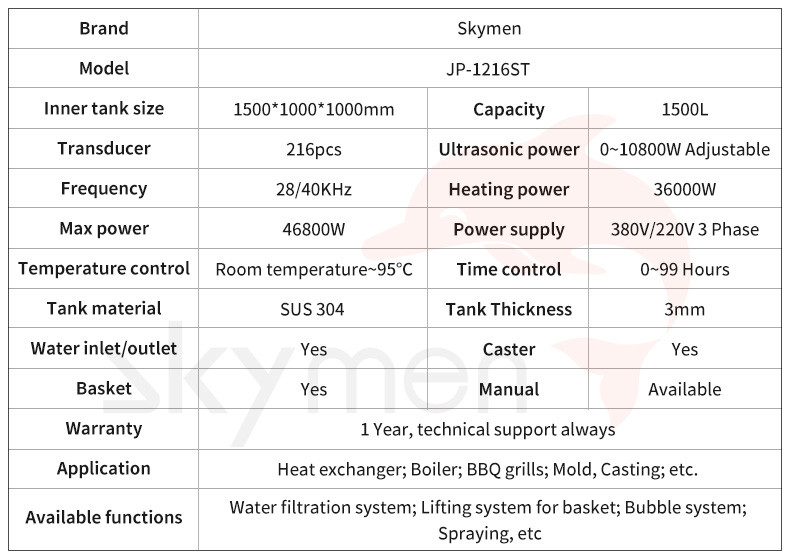 2000 Gallon Ultrasonic Cleaning Bath 28KHz For Large Condenser