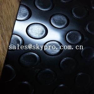 China Non slip silver color Plastic Sheet  thin gloosy PVC diamond thread pattern floor mat on sale