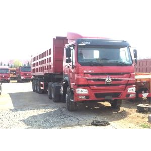 Quality Rectangle 11.00r20 60 Tons Tandem Tipper Trailer wholesale
