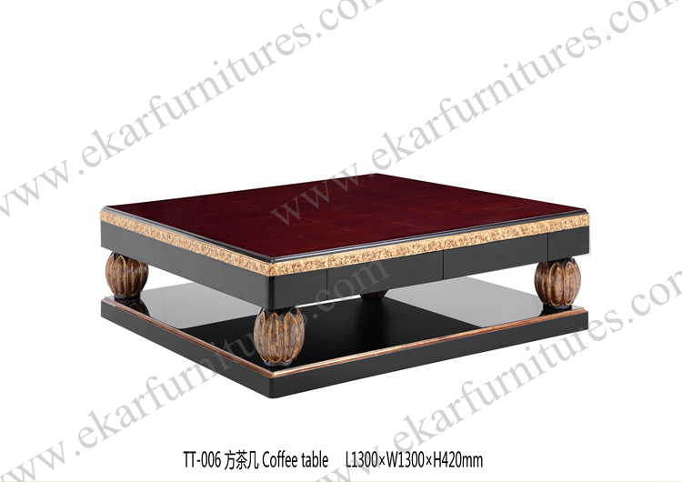 Coffee table price living room furniture China supplier neo classical furnitrue TT-005