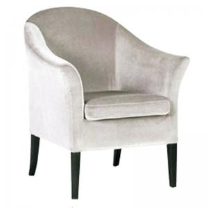China YLX-3106 Black Powder Coating Tube with Grey Fabric Cover Upholstery Sofa Chair on sale