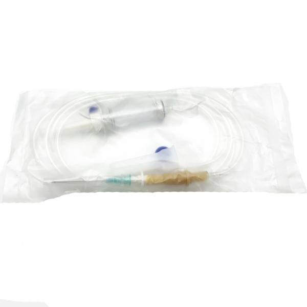 Luer Slip / Luer Lock Connector Disposable Sterile IV / Infusion Set In Plastic Material