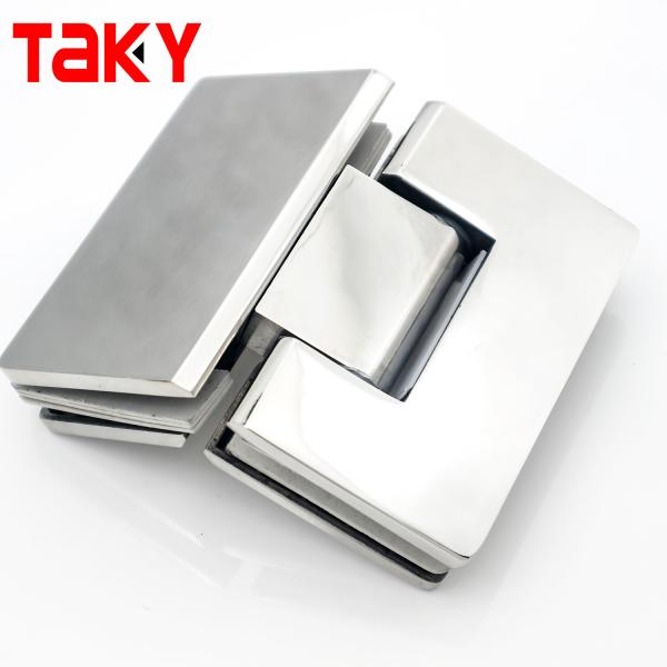 Shower Door 135 Degree Square Glass Screen Hinge Self Closing Hinge