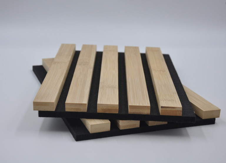 Building Materials Wholesale Natural Bamboo Wood Akupanel Sound Absorption Interior Acoustic Wood Wall Panels