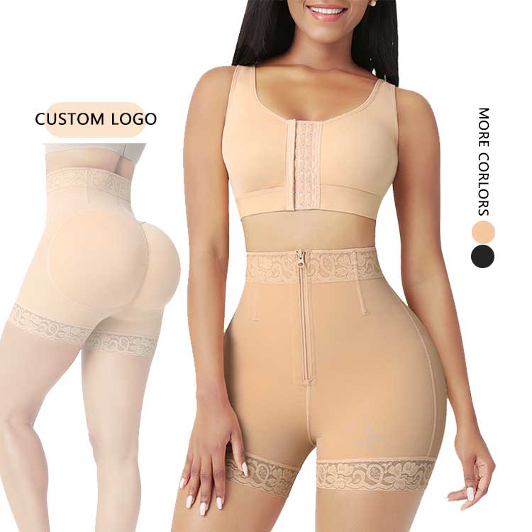 High Waist Butt Enhancer BBL Fajas Shorts for Women Tummy Trimmer and Control Panties