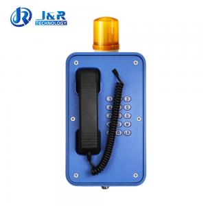 Quality Durable Industrial Weatherproof Telephone With Flashing Light And Stretched Cable wholesale