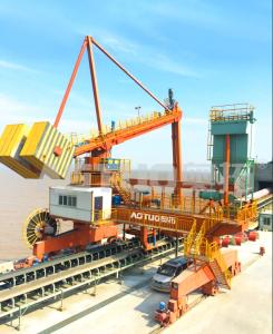Quality Mobile Cement Ship Unloader Move In Different Docks Strong Maneuverability wholesale