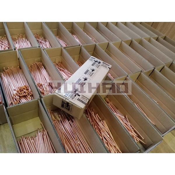 Copper Plated Steel Welding Insulation Pins 3x110mm For Ship Bulkhead Insulation