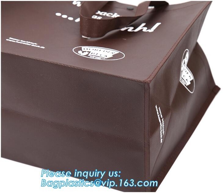 China pp woven bag supplier printed pp laminated non woven bag heat seal non woven bag, factory manufacture reusable non