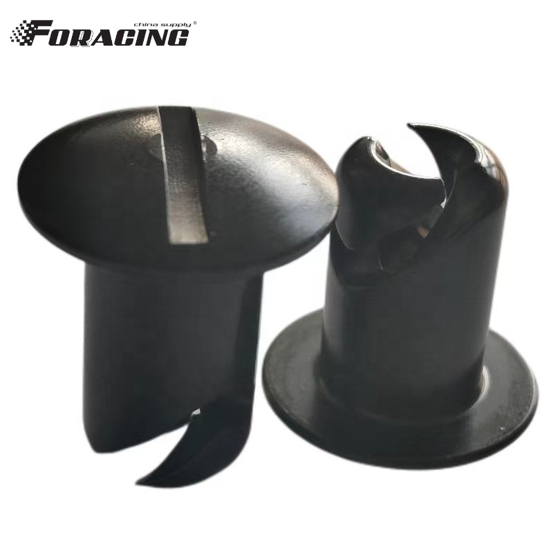 OE NO. Customized Aluminum Quarter Turn Dzus Dome Head Buttons Black 5/16"x.550" for Universal Performance Boost